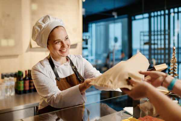Negócio de pães artesanais